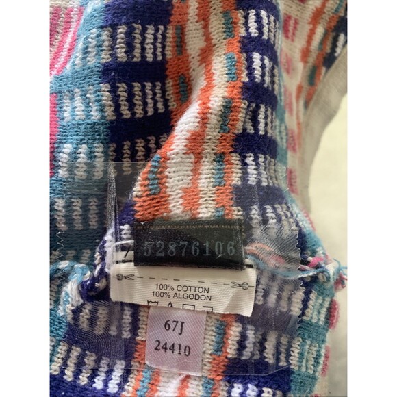 Woman’s Oakley Multicolored Stripped Open Drape Cardigan Sweater Size Large - Picture 7 of 7